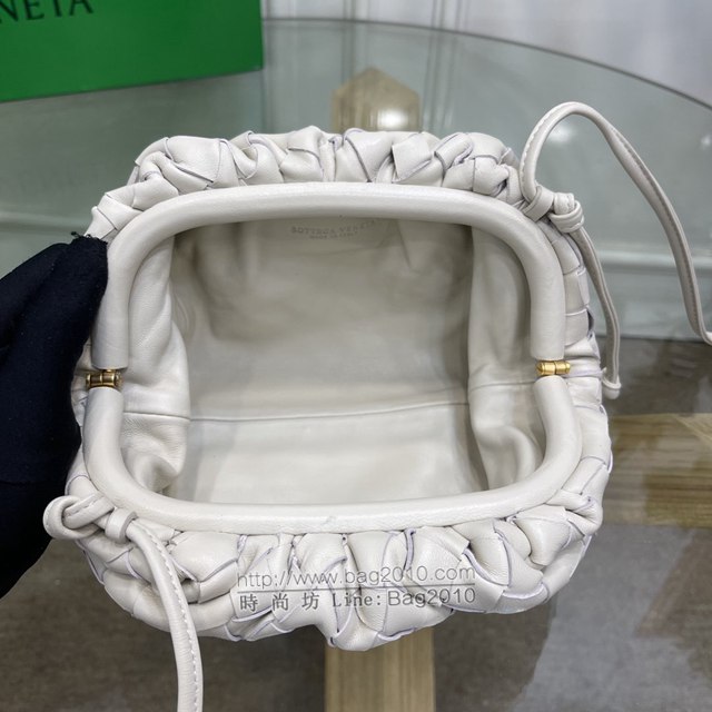Bottega veneta高端女包 98061 寶緹嘉升級版小號編織雲朵包 BV經典款純手工編織羔羊皮女包  gxz1187